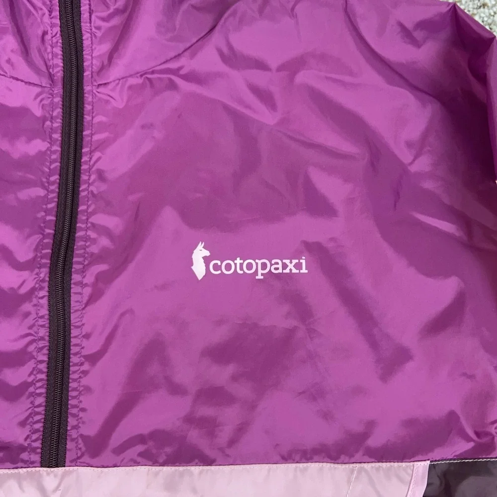 Cotopaxi Jacket Womens Small Multicolor Hooded 1/2 Zip Windbreaker Hiking Light - Picture 2 of 8